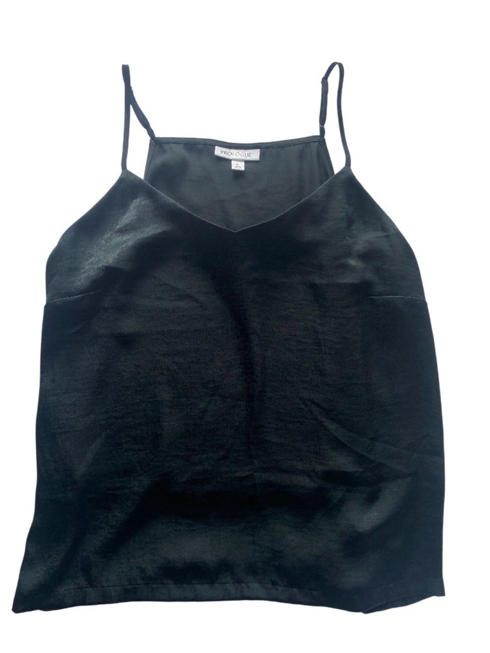 Prologue Black V-Neck Slip Sleeveless Tank